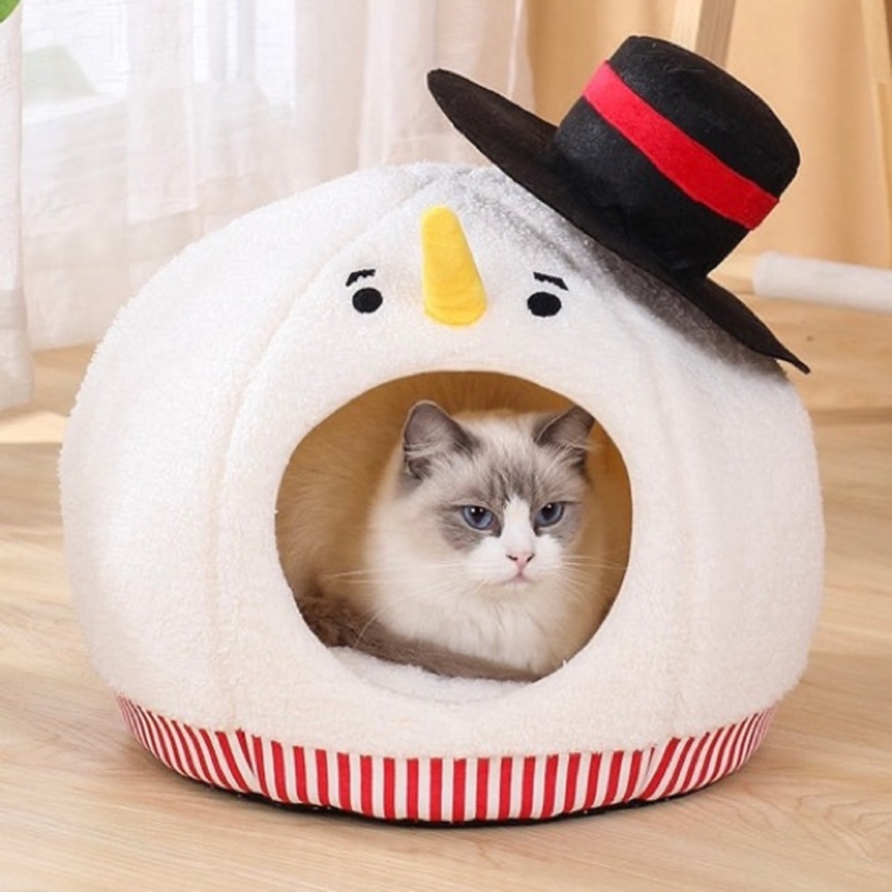 *Host Pick* Snowman Cat bed